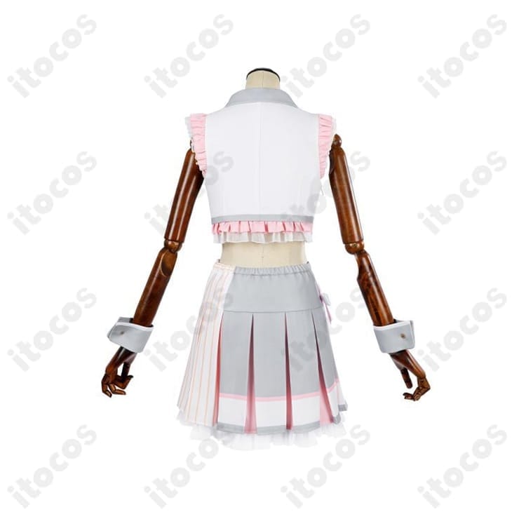 南ことり チアガールコスプレ衣装 高再現で動きやすい通気素材、イベントも快適 - 3枚目の画像