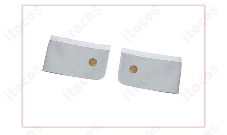 南ことり チアガール衣装の腕飾り（リストアクセ）の素材感と形状が分かる画像