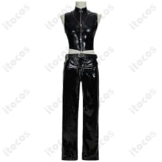 メロ 通常衣装（黒レザー）コスプレ｜高再現で撮影映え、イベントも快適な着用感 - 1枚目の画像（サムネイル）