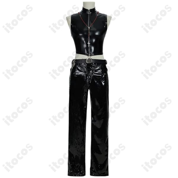 メロ 通常衣装（黒レザー）コスプレ｜高再現で撮影映え、イベントも快適な着用感