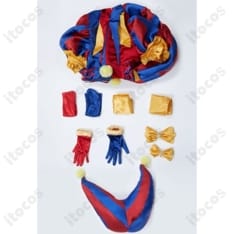 ポムニ コスプレ衣装｜高再現度で写真映えするサーカス風セットアップ S–XL - 5枚目の画像（サムネイル）