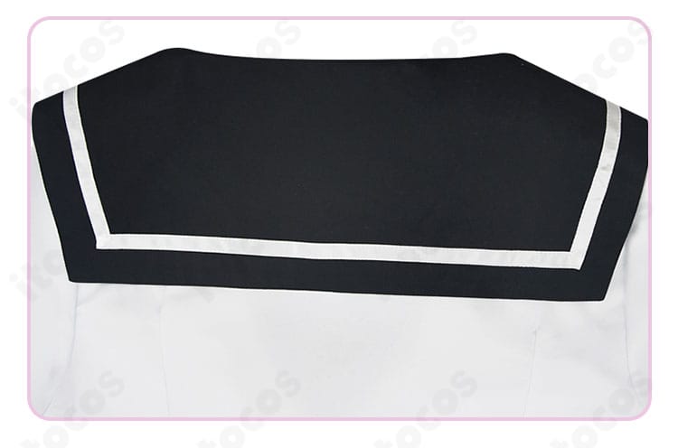 菜なれ花なれ 小父内涼葉 コスプレ衣装・披肩部分の素材感。柔らかな生地とエレガントなドレープが特徴。