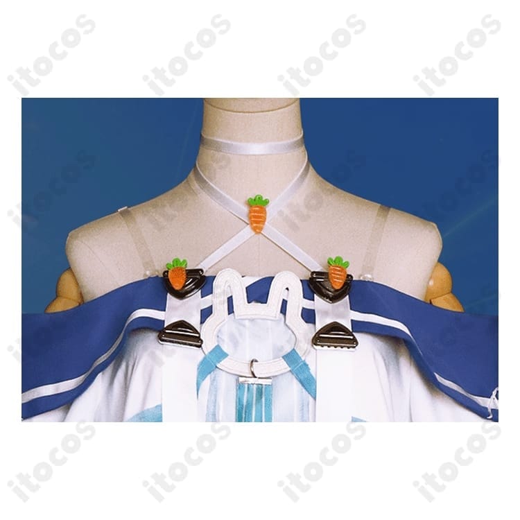 アズールレーン ラフィーII コスプレ衣装 うさ耳ワンピース 高再現でイベントも撮影も快適 - 4枚目の画像