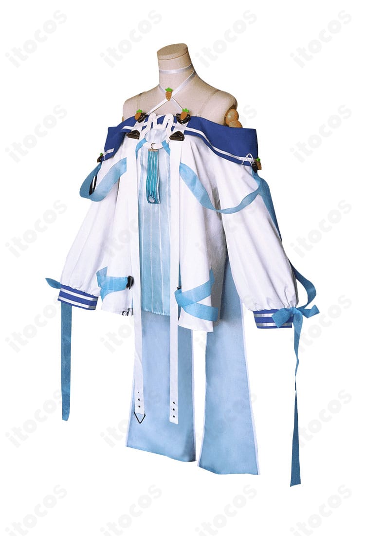 アズールレーン ラフィーII コスプレ衣装の側面ディテール。ウエストラインと袖口装飾の見え方を確認可能。