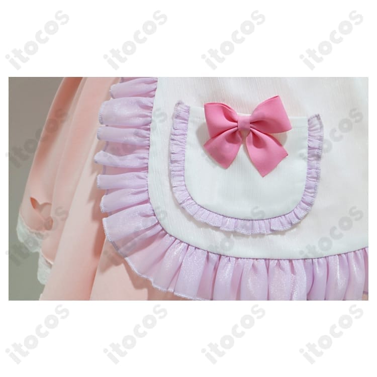 Re:ゼロ ラム 夢かわメイド コスプレ衣装｜高再現で映える、イベントから撮影会まで活躍 - 4枚目の画像