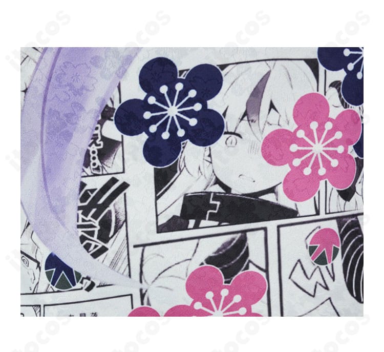 ラプラス・ダークネス お正月衣装の裾装飾アップ。和柄の縁取りと金色パーツの仕上げ、縫製のステッチが確認できる。