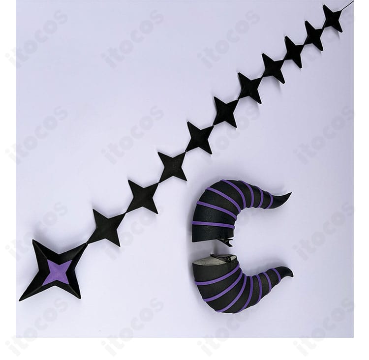 ラプラス・ダークネスのヘッドアクセサリー（角など）ディテールのクローズアップ