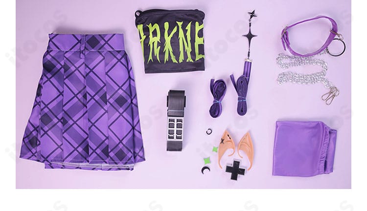 ラプラス・ダークネス衣装のスカートとアクセサリーのバランスが分かる画像