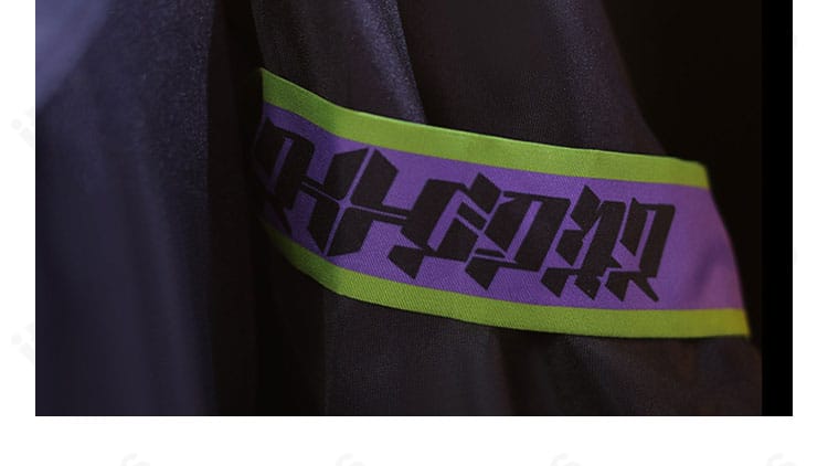 ラプラス・ダークネス衣装の袖部分装飾ディテール（刺繍と縁取り）