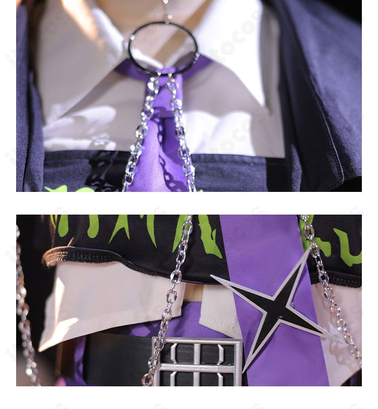 ラプラス・ダークネス 2024新衣装の首元装飾ディテール（精緻な意匠）