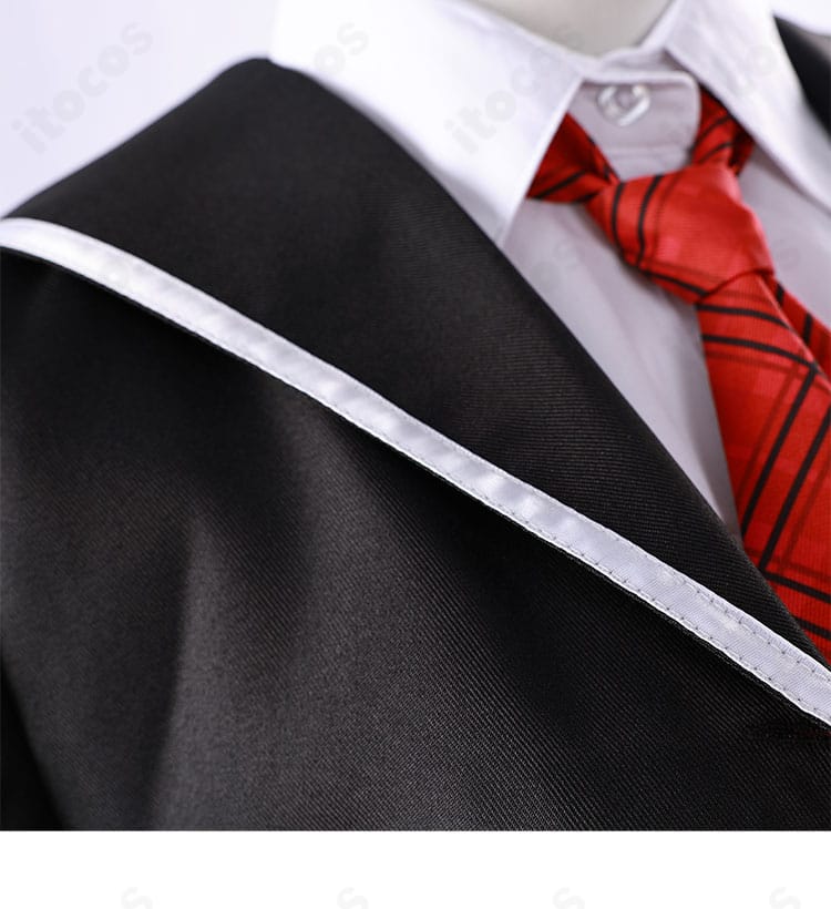 日奈森あむ ガーディアン制服の襟元装飾アップ。ステッチとエッジのシャープさを確認