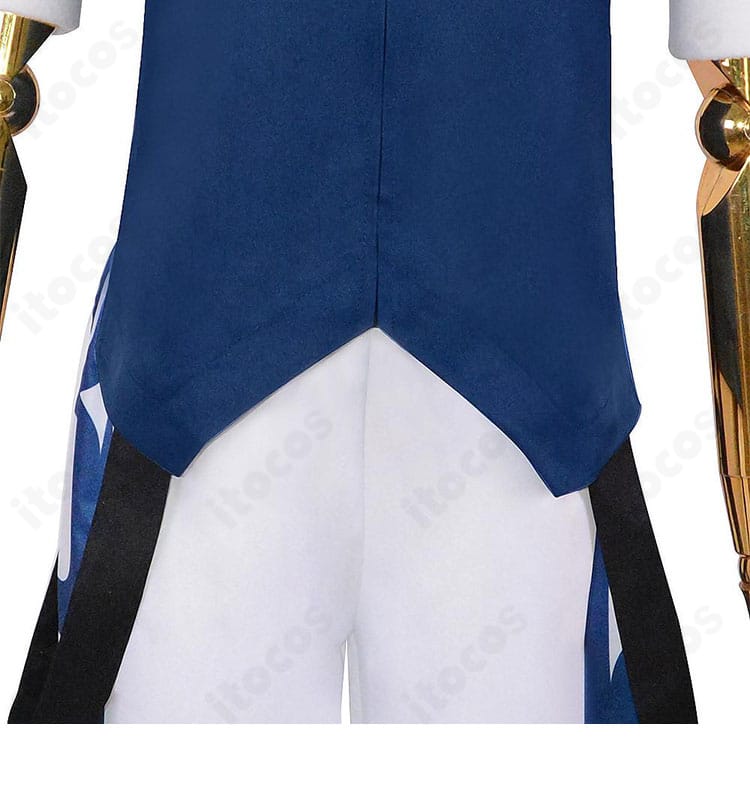 腰部ディテールのクローズアップ。トップス裾とウエスト周りの処理が分かる、安定したシルエットを示す画像