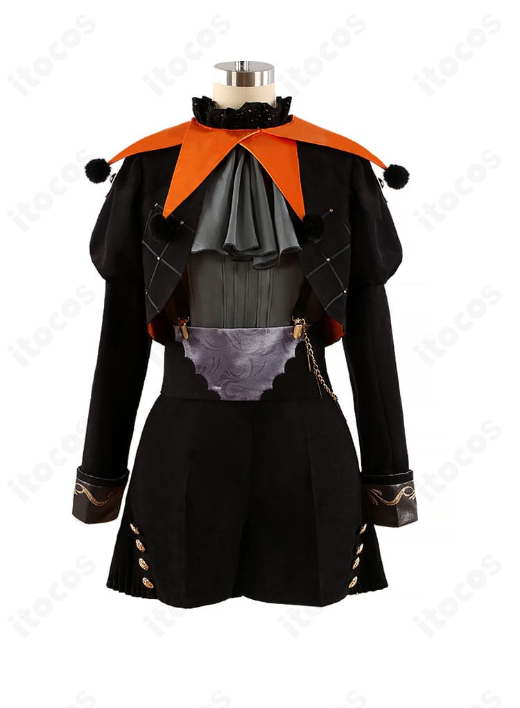 商品正面アップ。エンジョイ！大阪2024コラボ衣装のコートと装飾の質感・配色が分かる詳細画像