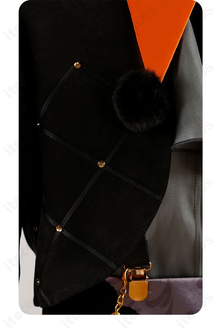 袖口ディテール。カフスの装飾とステッチワークで完成度を伝える近接画像