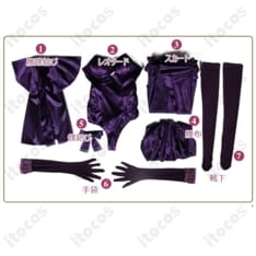 FGO ジャンヌ・ダルク〔オルタ〕 聖夜の晩餐 高再現ドレスセット、撮影・イベントに最適 - 7枚目の画像（サムネイル）