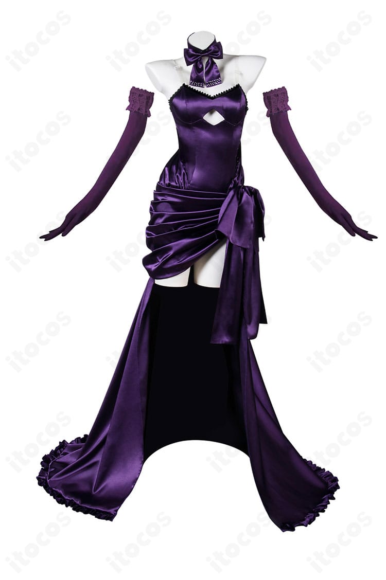 FGO ジャンヌ・ダルク〔オルタ〕 聖夜の晩餐ドレス 正面全身｜精緻な装飾と仕立てのディテールが映える