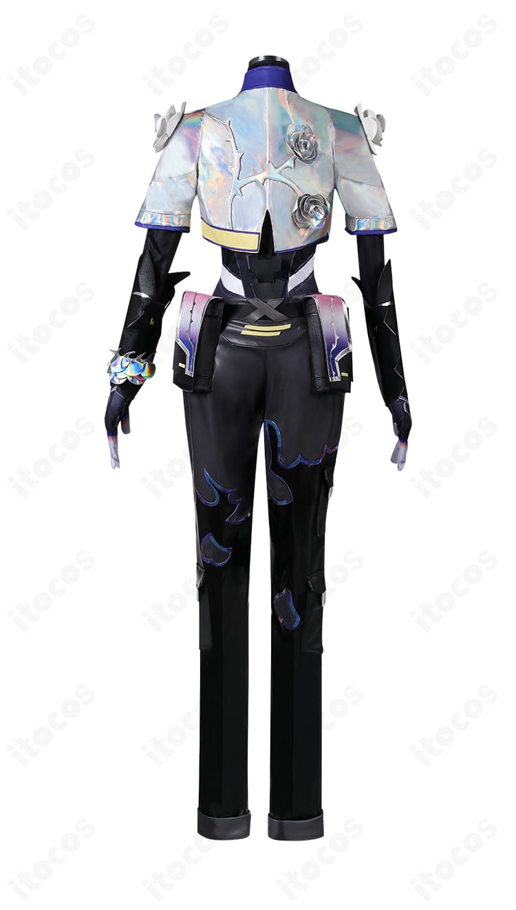 VALORANT バイパー コスプレ衣装の背面デザインとシルエット