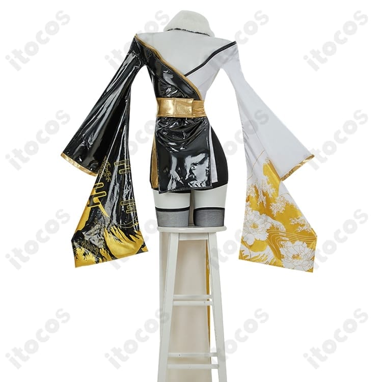 勝利の女神：NIKKE ノワール ブラックラビット コスプレ 高再現＆快適フィットで撮影に最適 - 4枚目の画像