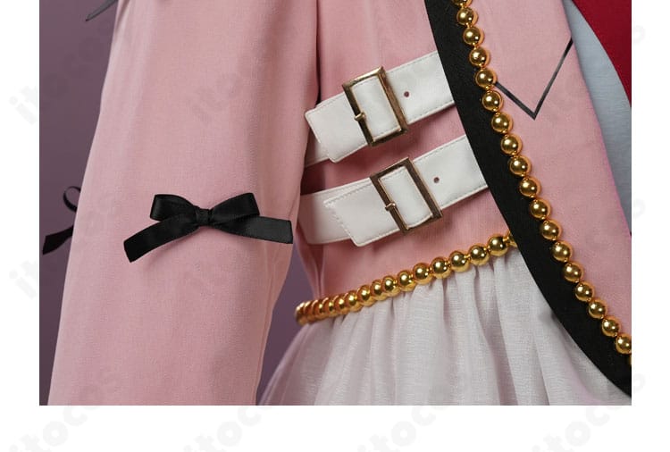 仁兎なずな バツ×バッテン衣装の襟元デザインと縫製アップ