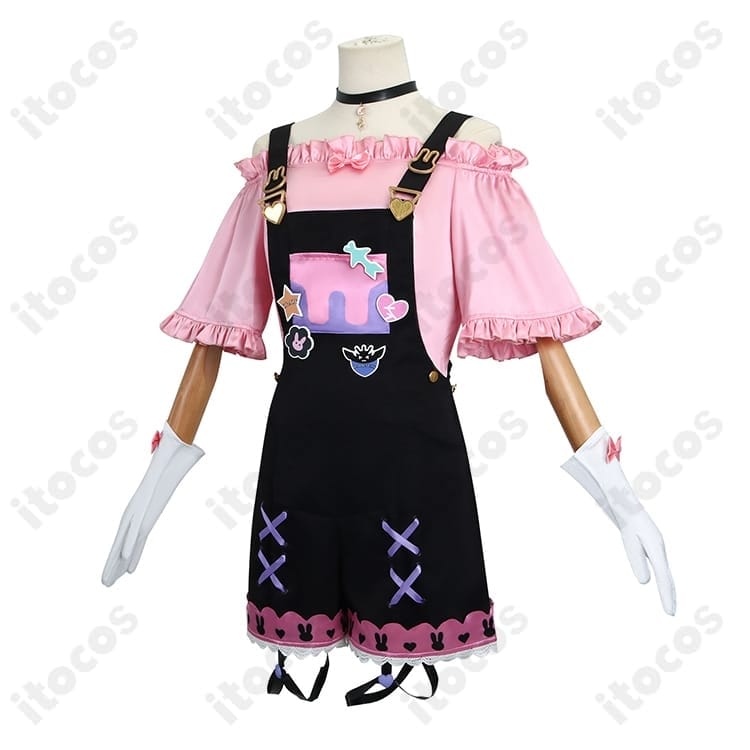 にじさんじ マリア・マリオネット オーバーオール衣装｜高再現で可愛い、撮影会やイベントに最適 - 2枚目の画像