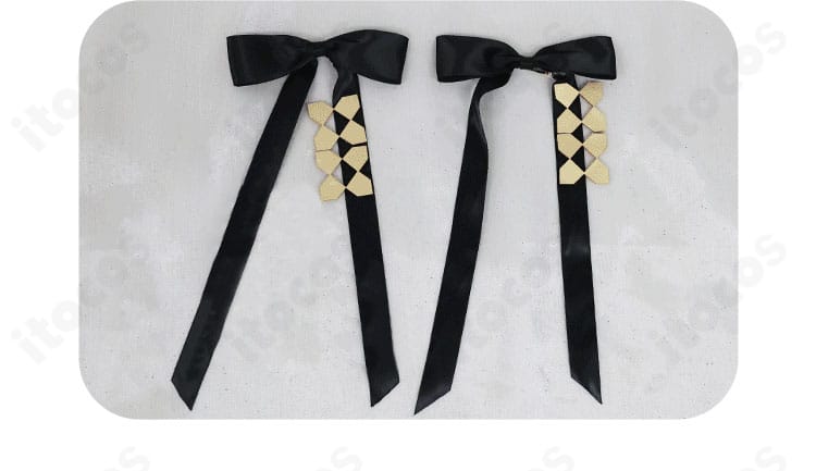 小豆沢こはね コスプレ衣装の髪飾りディテール。可愛らしい造形と軽量仕上げで装着しやすいアクセサリー。