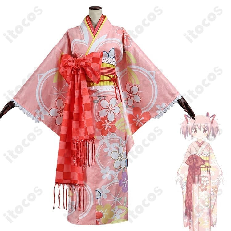 まどマギ 鹿目まどか 晴着Ver. コスプレ衣装｜高品質な和装を通販 - itocos（イトコス）理想を、そのまま形に。