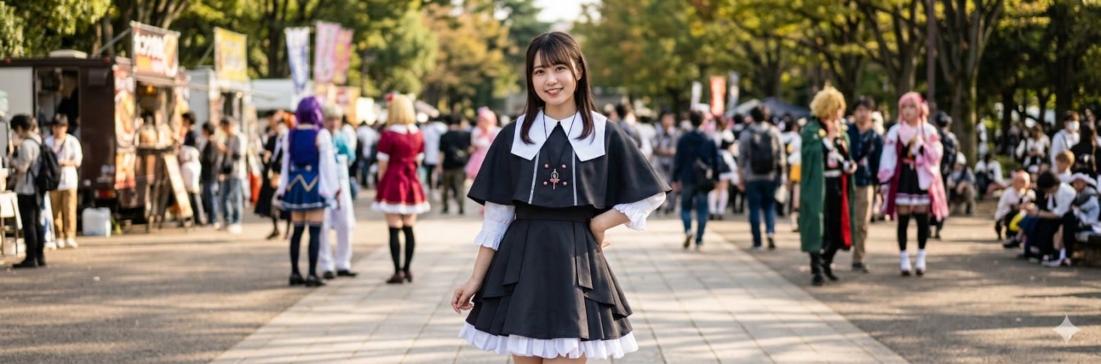 森亜るるか私服コスプレ衣装｜名探偵プリキュア！ケープ付きワンピースを高再現、撮影映えも叶う｜itocos