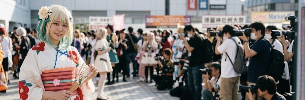 八尋寧々 浴衣 コスプレ衣装｜地縛少年花子くん 夏祭り風コーデが映える和装モデル