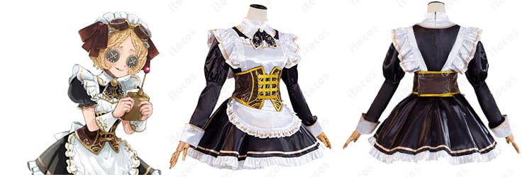 第五人格 エマ・ウッズ 荘園茶会 メイド コスプレ衣装｜撮影・イベント映えの上品クラシカルスタイル