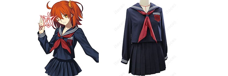 FGO ぐだ子 コスプレ衣装 月の裏側の記憶 魔術礼装 藤丸立香 高再現セーラー服 オーダーメイド可｜送料無料・返品無料【itocos】