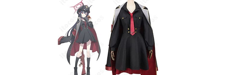元宮チアキ コスプレ衣装｜ブルアカ 万魔殿 書記服 高再現フルセット！送料無料・返品無料・オーダーメイド対応【itocos】