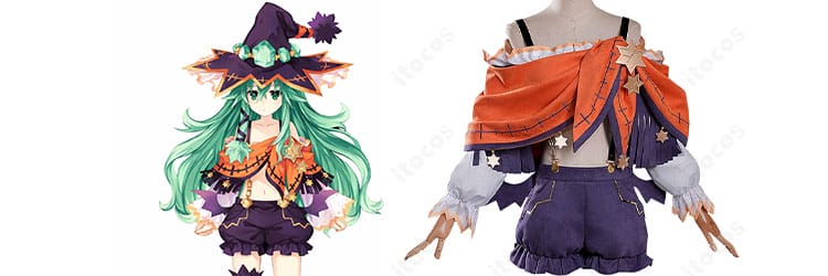 デート・ア・ライブV 鏡野七罪 コスプレ衣装｜ウィッチ衣装フルセットで叶える第5期再現