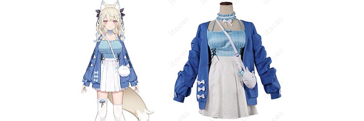 フワワ・アビスガード カジュアル衣装 コスプレ衣装｜ホロライブENのやわらか可愛い空気感を再現