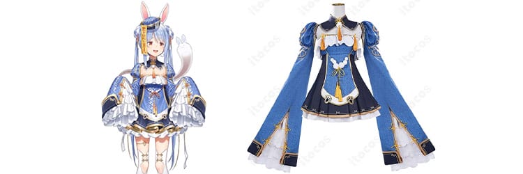 ホロライブ 兎田ぺこら キョンシー コスプレ衣装｜ハロウィン仮装・配信撮影に映える高再現モデル