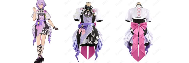 花群冬芽 アメジストドリーム コスプレ衣装｜あんスタ フィーチャー衣装・夢色アイドルコーデ