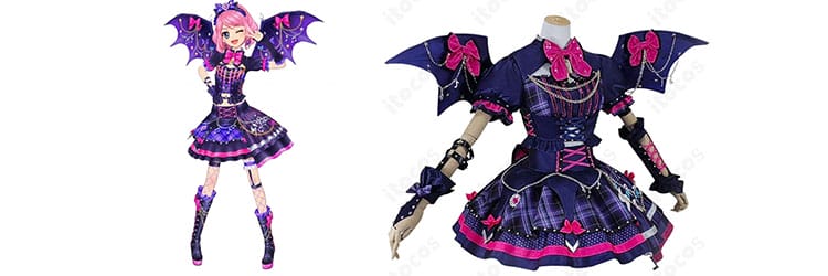 アイカツスターズ！桜庭ローラ 星のツバサ コスプレ衣装｜翼付きで撮影映え