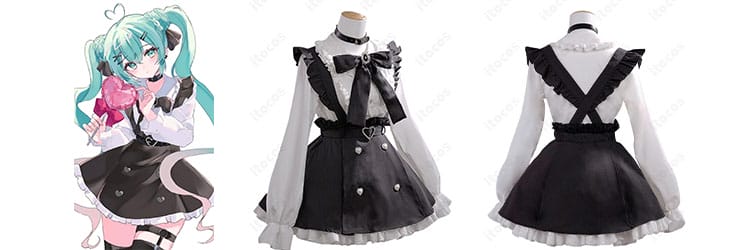 初音ミク 地雷系コスプレ衣装｜ボカロ撮影・踊ってみた向けの甘辛アレンジ