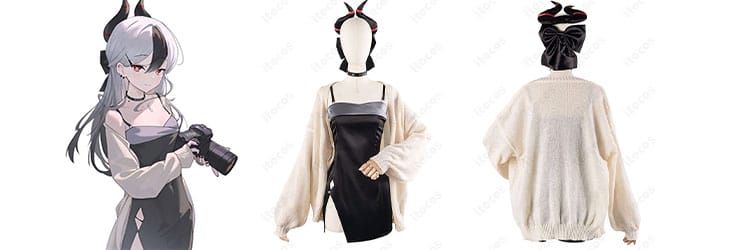 ブルーアーカイブ 鬼方カヨコ ドレス コスプレ衣装｜ゴシックシルエットで撮影映えするブルアカ衣装