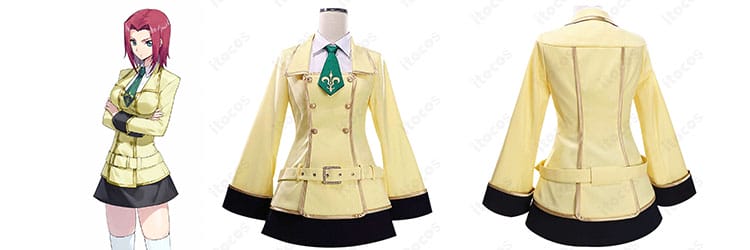 コードギアス カレン・シュタットフェルト 学園制服 コスプレ衣装｜ロストストーリーズ準拠・撮影映えツイル仕様