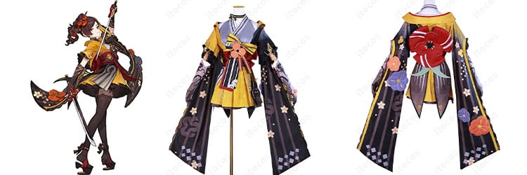 原神 千織 コスプレ衣装｜刺繍と透け感レイヤーが映えるChiori衣装