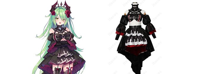 死に逝く騎士 魔王 コスプレ衣装｜豪華装飾と背部蝶結びが映える高再現衣装
