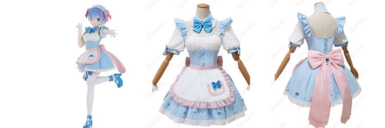 Re:ゼロ レム コスプレ 衣装｜メイド衣装で楽しむ、撮影にもイベントにも映える一着