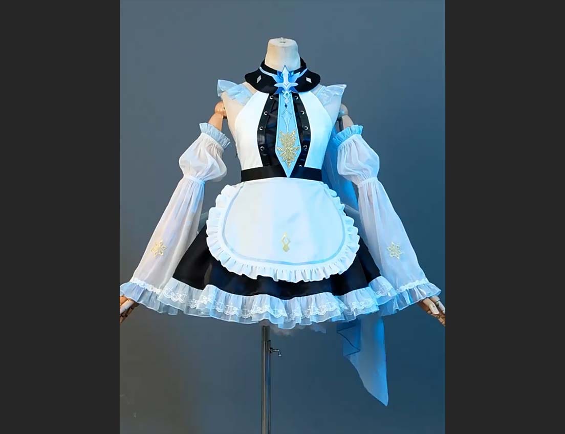 原神 エウルア メイド服同人コスプレ衣装｜高再現×撮影映え、イベント対応セット