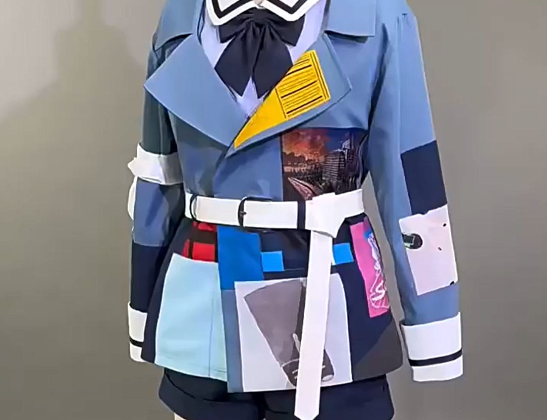 ガールズバンドクライ 井芹仁菜 運命の華Ver. コスプレ衣装｜MV撮影に映えるブルー衣装