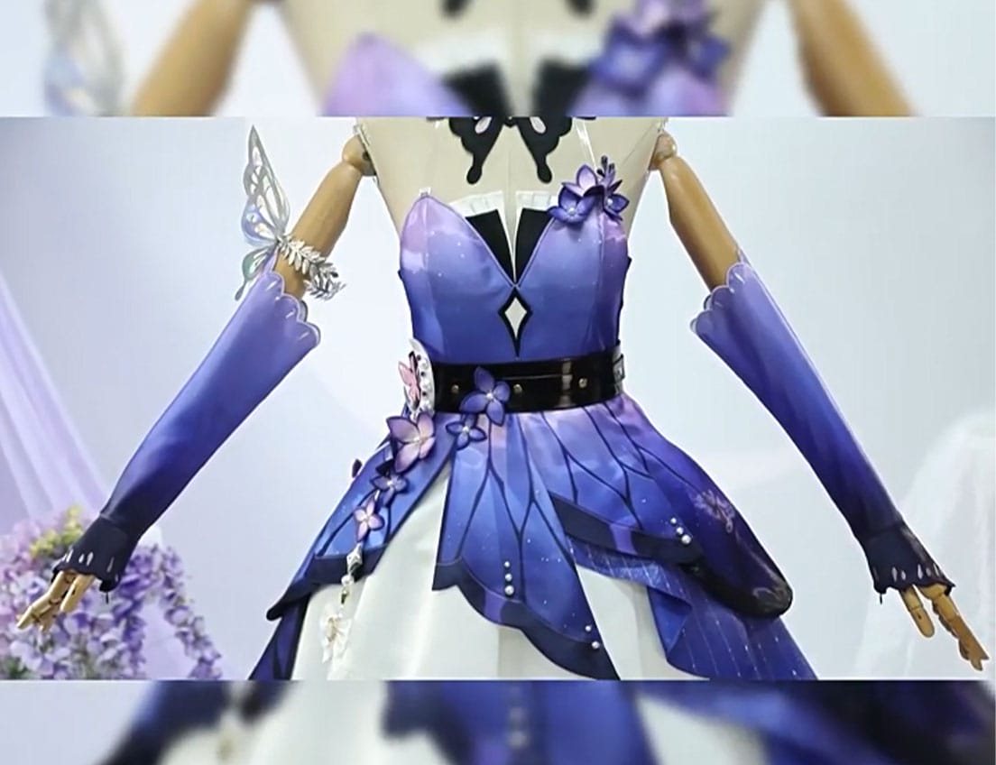 崩壊スターレイル コスプレ キャストリス「儚き夢の舞」衣装｜蝶装飾と多層ドレスで幻想的なキャラクター表現へ