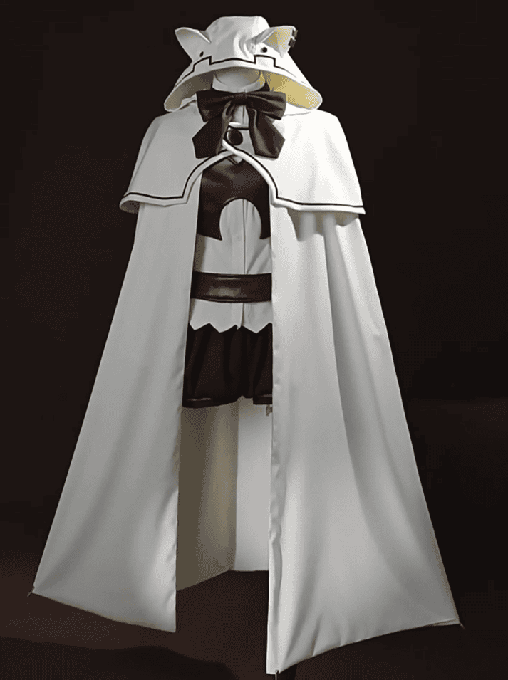 無職転生 エリス 猫耳ケープ付きコスプレ衣装 L サイズ 無職転生 コスプレ｜エリス猫耳フード付き旅装Ver.の衣装構成