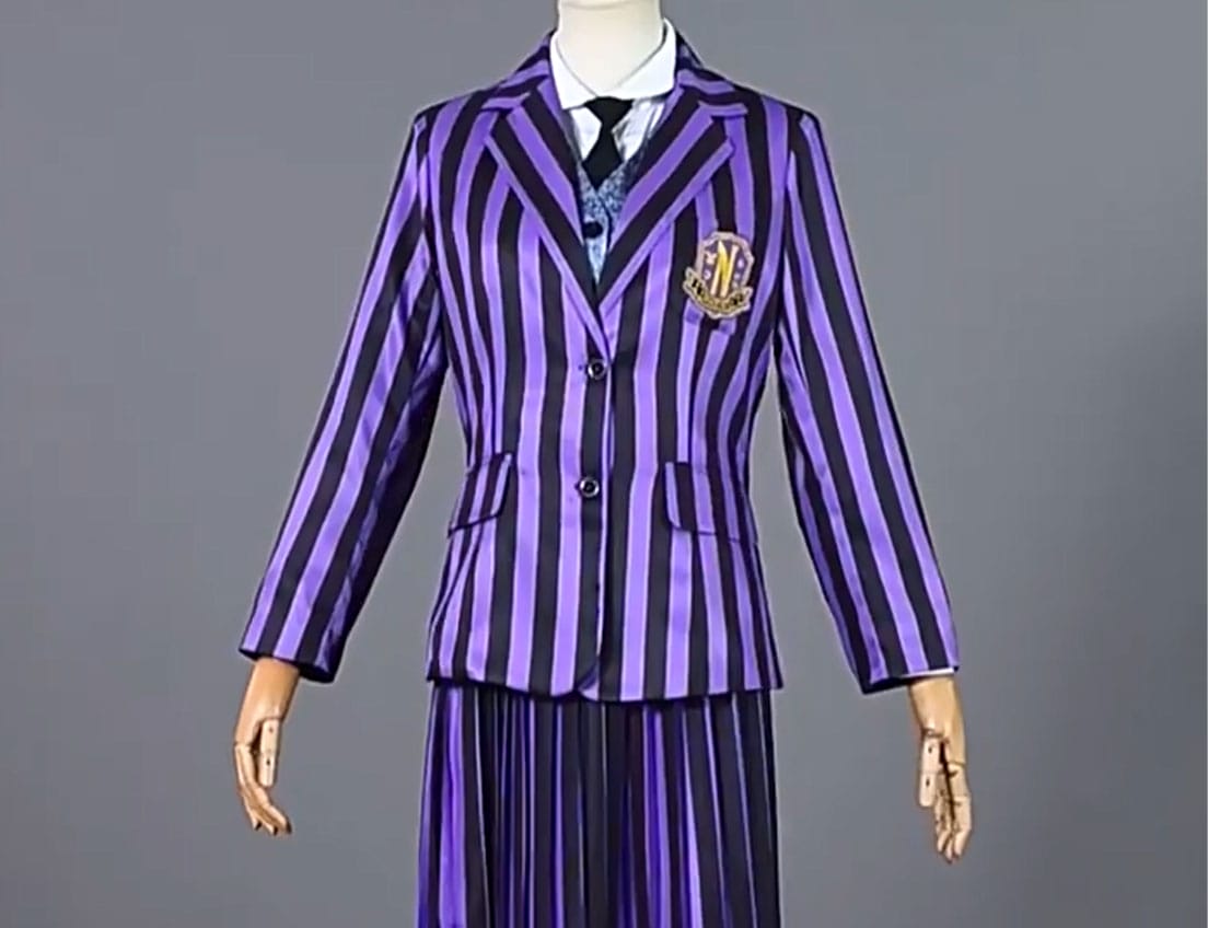 ウェンズデー・アダムス コスプレ衣装｜ネヴァーモア学園 制服で楽しむダークゴシック